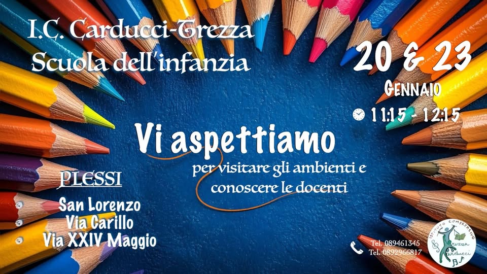Visita la nostra scuola per conoscere ambienti e docenti!